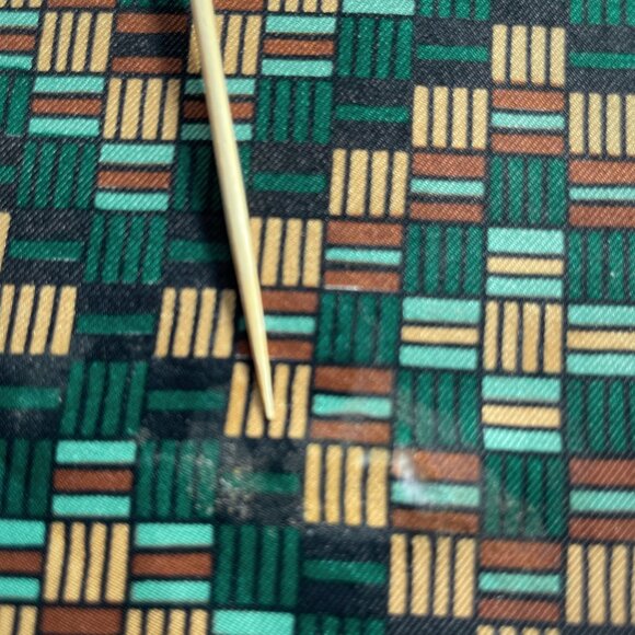 Elsa Schiaparelli Vintage Geometric Scarf – Modernist 1960s Design - Picture 10 of 13